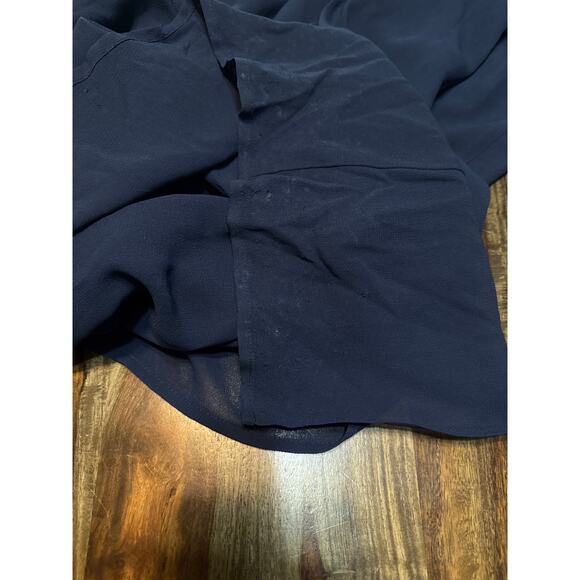 Reformation Igrid Strapless Navy Lined gown Size 4 Maxi - Picture 4 of 15